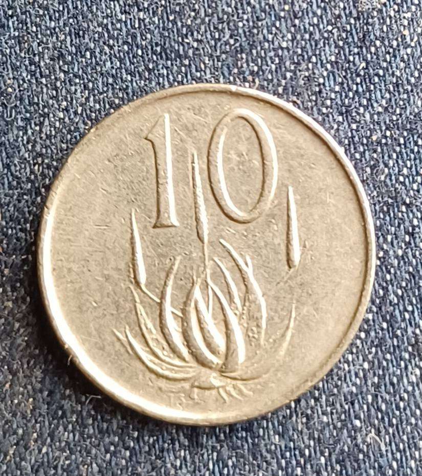 1965 English 10 cent South Africa: Coin