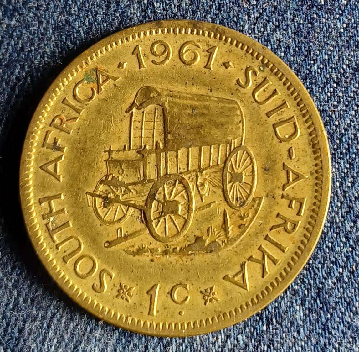 1961 1 cent ~ South Africa