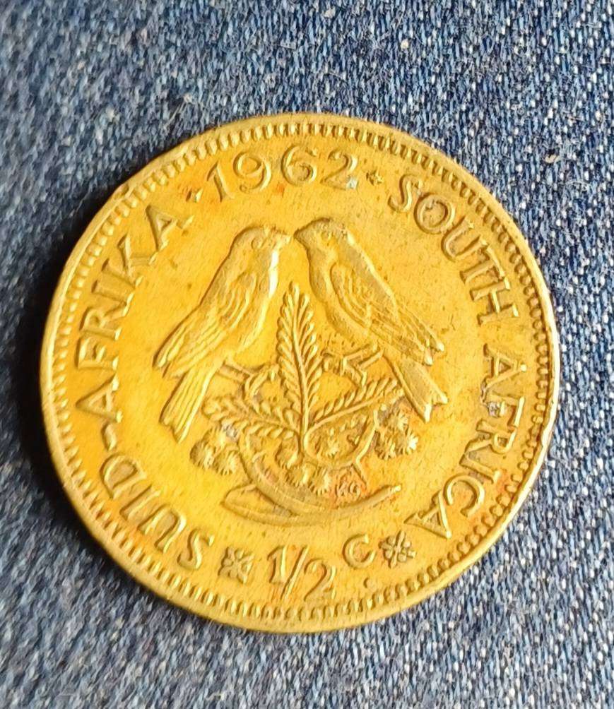 1962 1/2 Cent ~South Africa