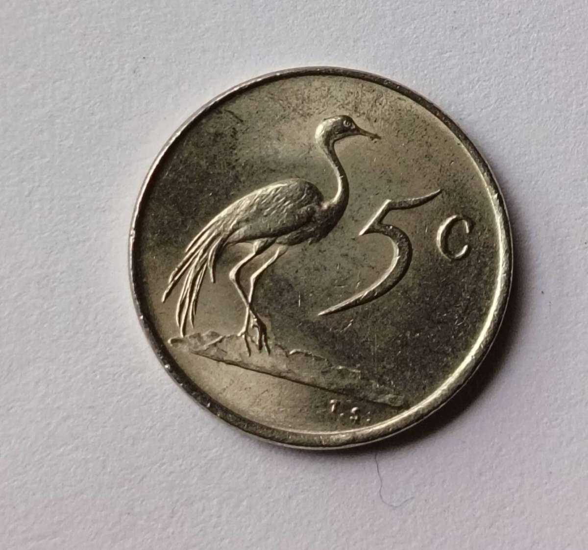 1978 5 cent coin ~ South Africa