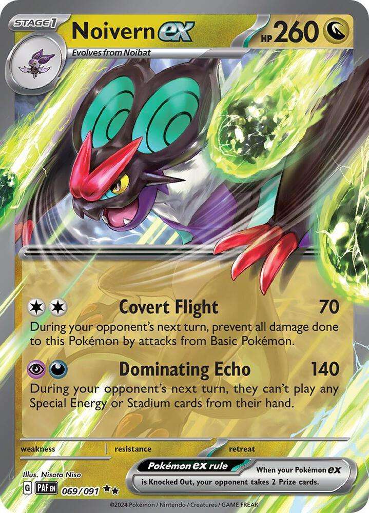 Pokemon - Noivern ex - 069/091 - SV: Paldean Fates (PAF)