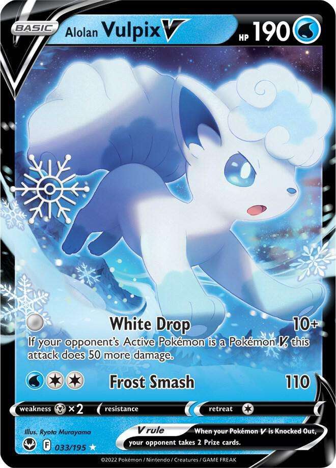 Pokemon - Alolan Vulpix V - 033/195 (Holiday Calendar)