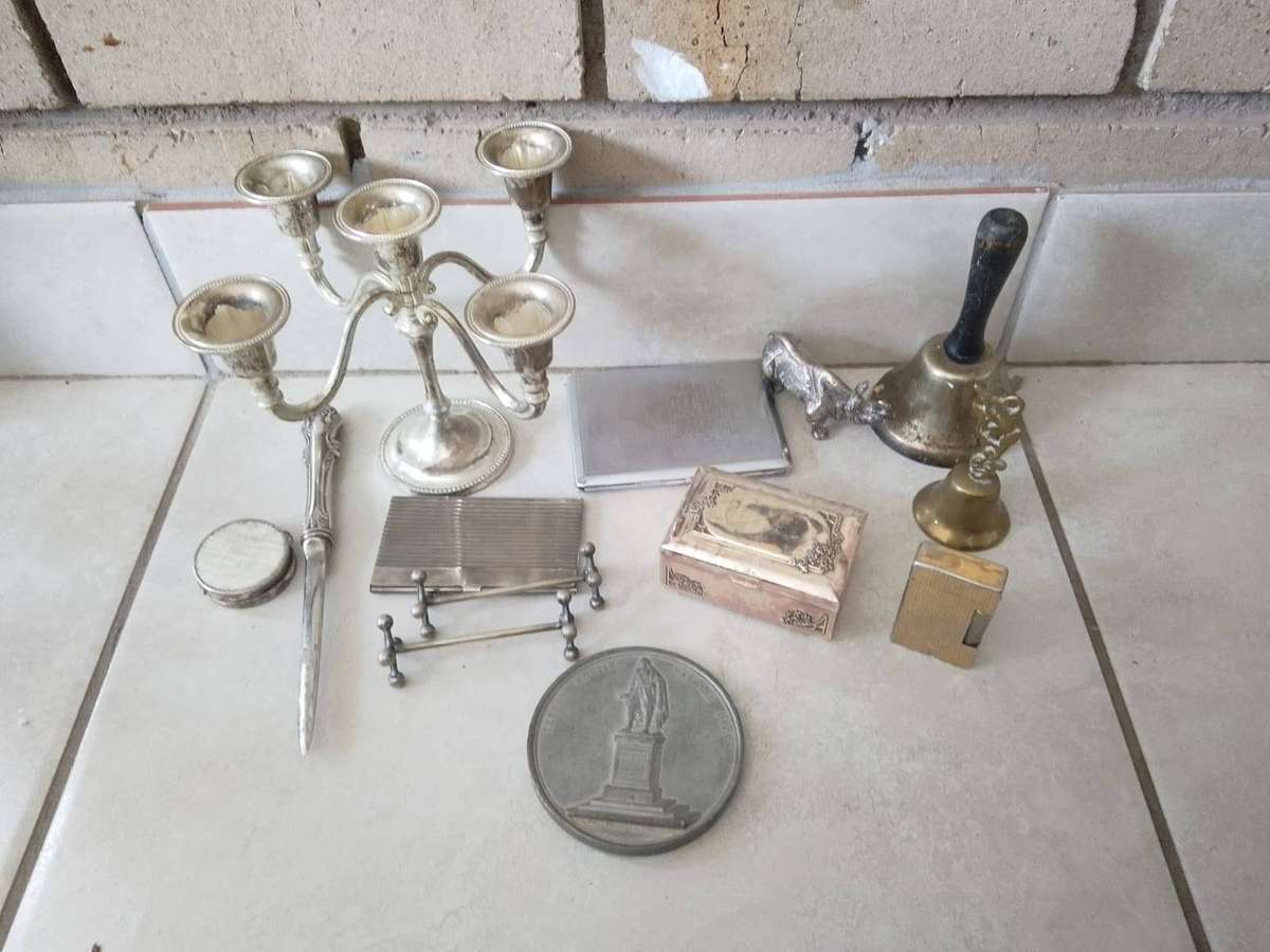 Vintage collectors assortment of plated silver