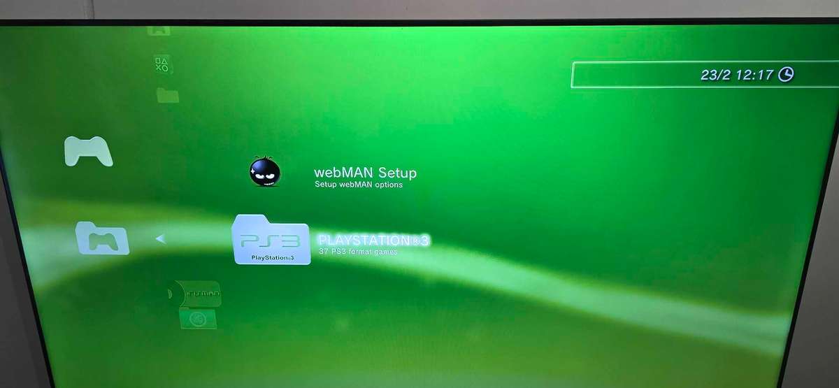 PS3 Super Slim modded with Hen