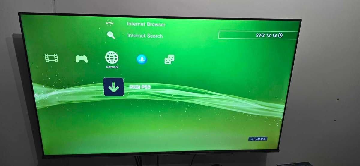 PS3 Super Slim modded with Hen