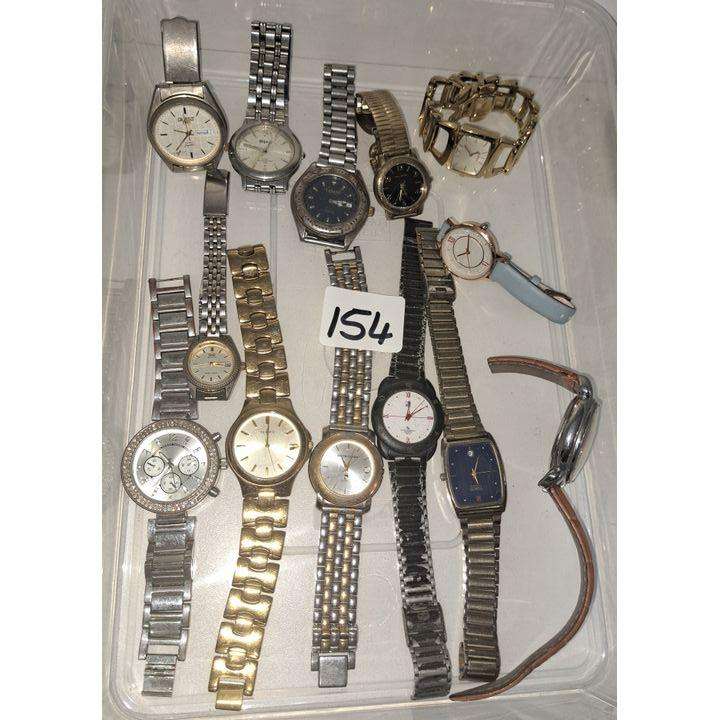 LIQUIDATION ITEMS*LOT OF WATCHES,ONE BID FOR THE LOT
