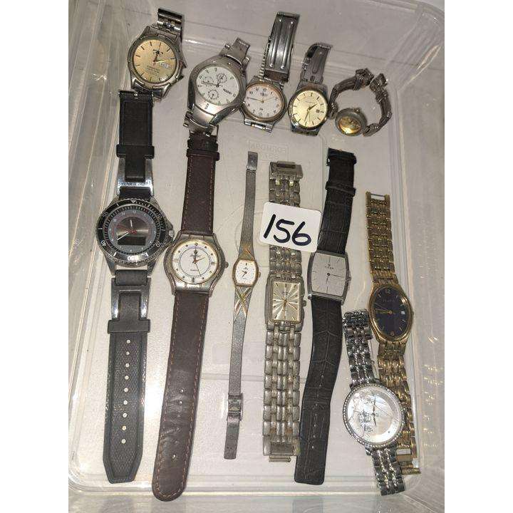 LIQUIDATION ITEMS*LOT OF WATCHES,ONE BID FOR THE LOT