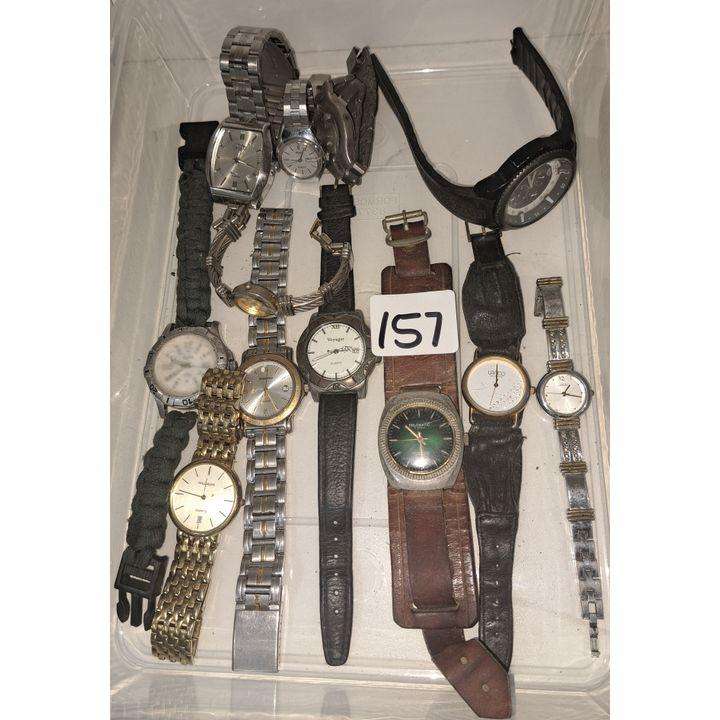 LIQUIDATION ITEMS*LOT OF WATCHES,ONE BID FOR THE LOT