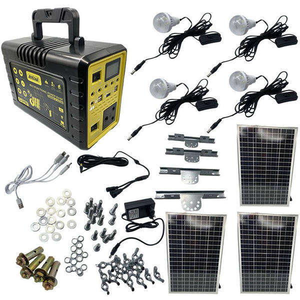 Brand New Andowl 300W Portable Solar Power Generator Q-SP60 Lithium LifePo4(with lights/Solar panel*