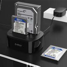 ORICO 6228US3-C 1 to 1 Clone 2 Bay USB 3.0 Type-B to SATA External Storage Hard Drive Dock for 2....