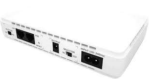 2 x New  8800MAH MINI UPS,POE IN BOX WITH CABLES