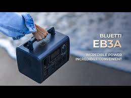 BLUETTI EB3A Portable Power Station lifep04 battery | 600W 268Wh
