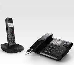 Telephone Qualitel Eurofone - Desktop and Cordless phone combination