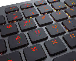 LOT OF 2x VANTAR AX BLACK Aluminum RGB Scissor-Switch Keyboard