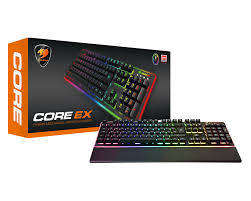 2 X COUGAR CORE EX HYBRID MECHANICAL GAMING KEYBOARDS