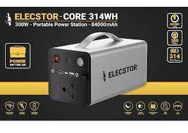 Elecstor Core 300W Power Station ELE-A320A IN BOX(LOOKS NEW/NO POWER CABLE)