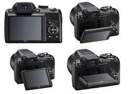 Nikon Coolpix P90 Camera with Tilt LCD Screen, Charger, 2 Batteries, in Bag