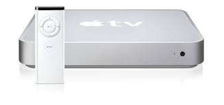 Apple A1218 TV Streaming Box with Remote and Cables in Box