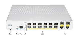Cisco Catalyst PoE Network Switch. PN: WS-C2960C-12PC-L.