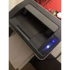 REFURBISHED HP LASER 107W WIFI PRINTER WITH TONER, POWER CABLE PRINTER CABLE