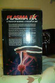 Vintage Retro Plasma F/X FX Globe Ball Sphere light, with box, excellent 80s