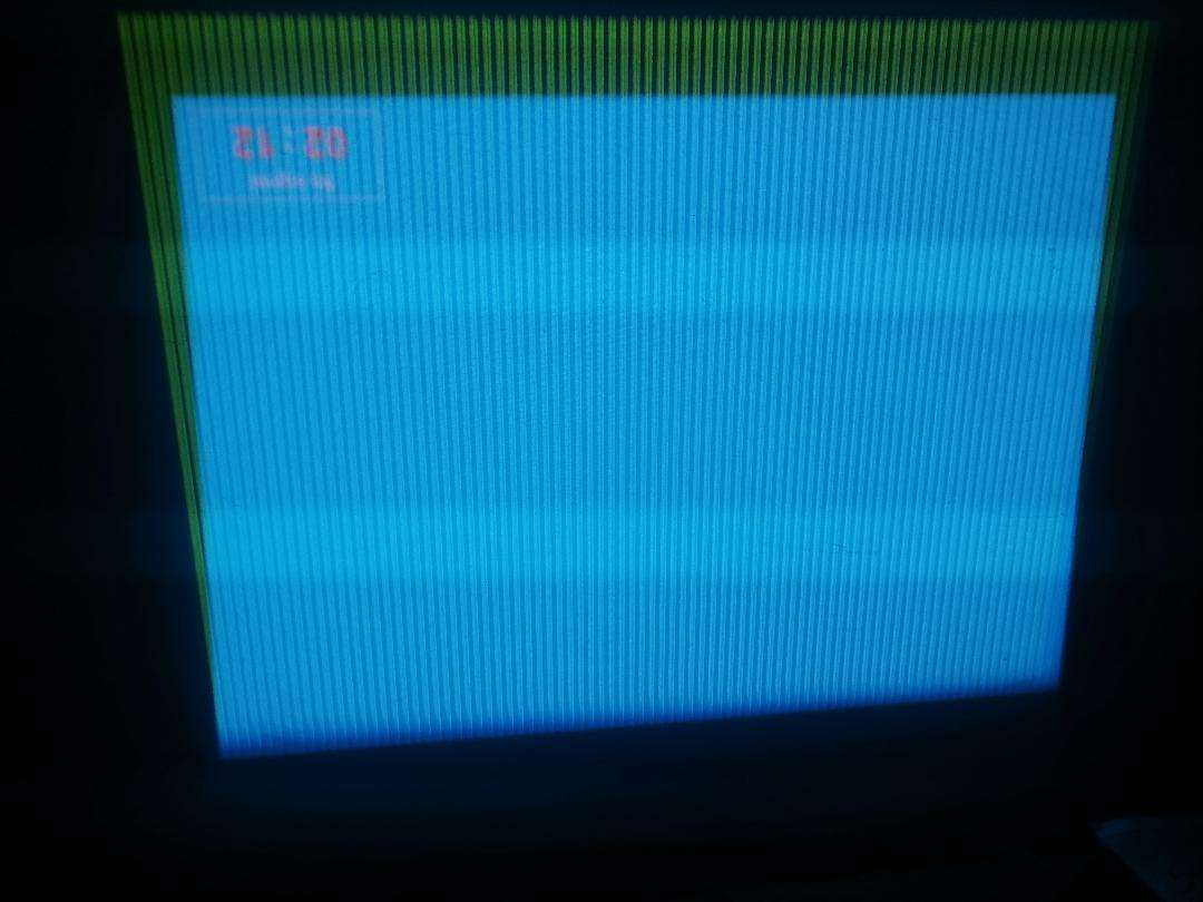 PARROT OP0425 HDMI PROJECTOR. WORKING*HAS  VERTICAL LINES**