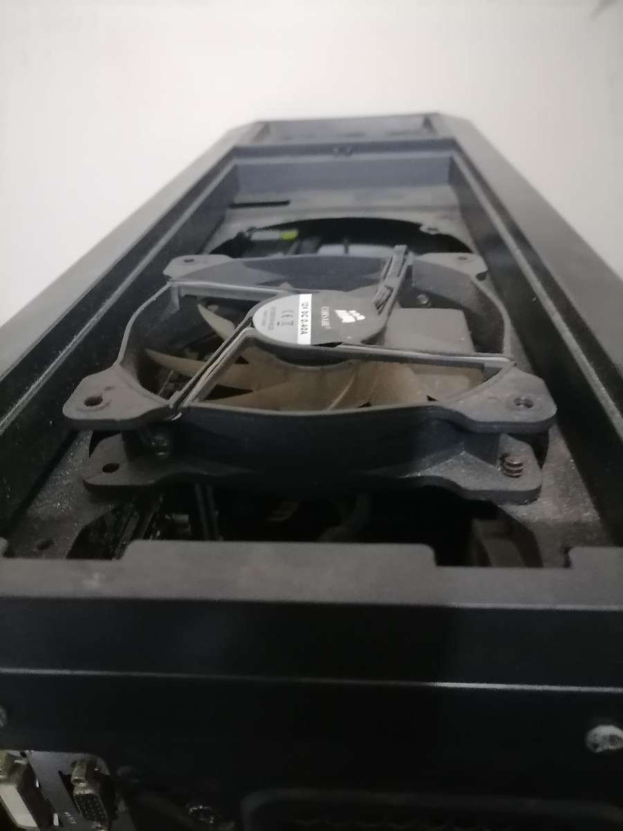 Corsair gaming PC box with Gigabyte motherboard and PSU. i5 CPU. Sold as is.