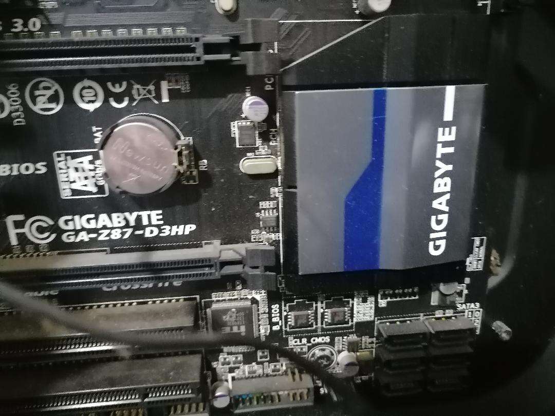 Corsair gaming PC box with Gigabyte motherboard and PSU. i5 CPU. Sold as is.