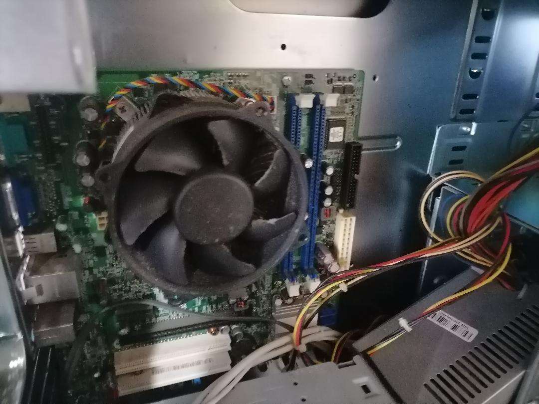 Aluminium PC Chassis with Motherboard, PSU, DVD Writer (Sold as is)