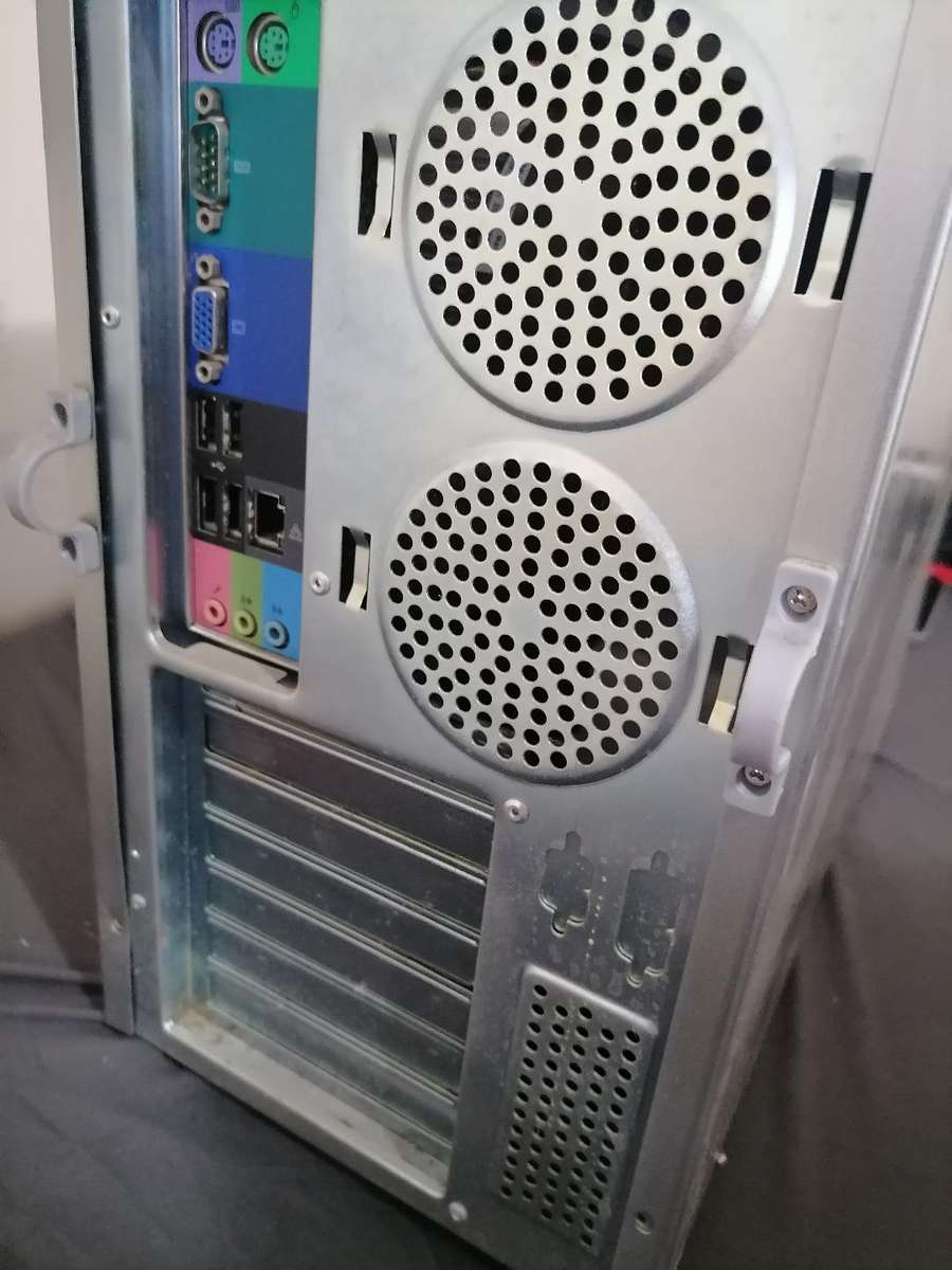 Aluminium PC Chassis with Motherboard, PSU, DVD Writer (Sold as is)