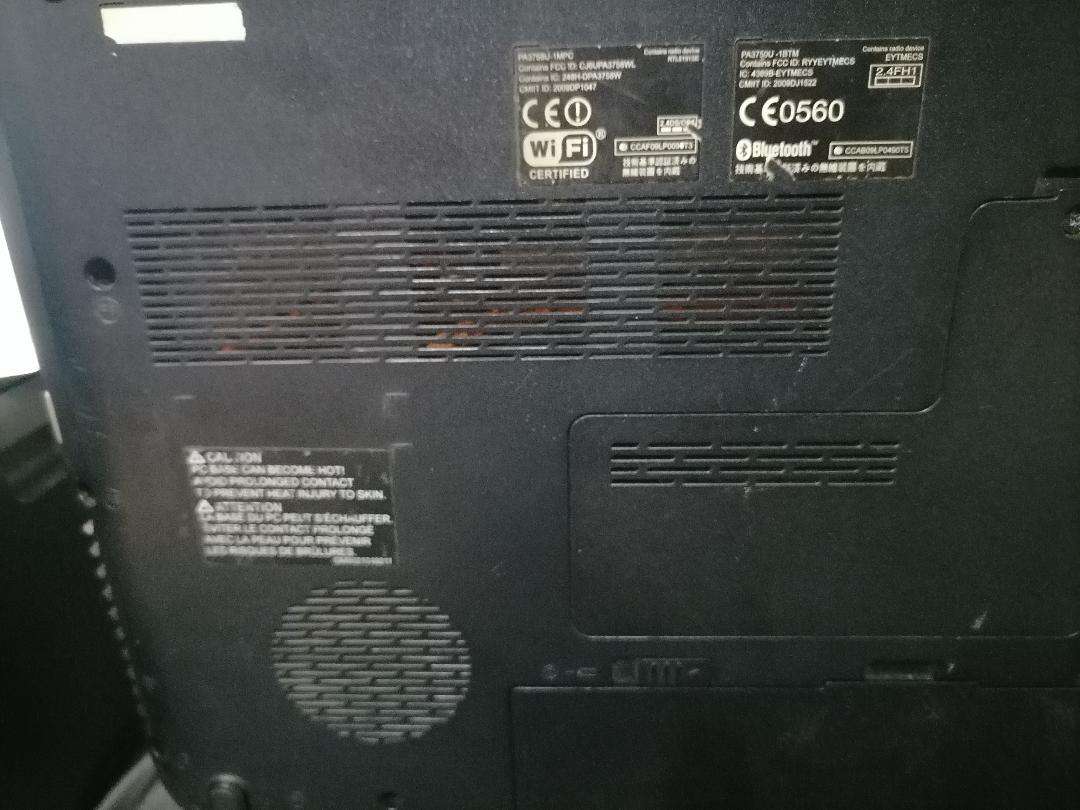 *TOSHIBA SATELITE A500 LAPTOP WITH HARMON KARDON SOUND.HDD NOT DETECTED*