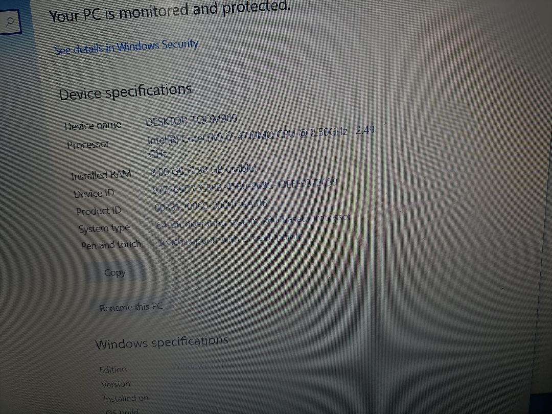 i7 LENOVO T540P 4TH GEN,8GB RAM 1TB HDD,W10,OFFICE,CHARGER