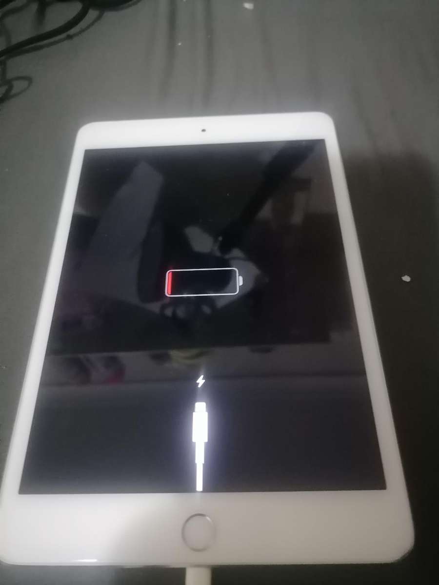 APPLE IPAD MINI 4 IN BOX*SHOWS CHARGER CONNECTED BUT NOT CHARGING, SOLD AS IS*