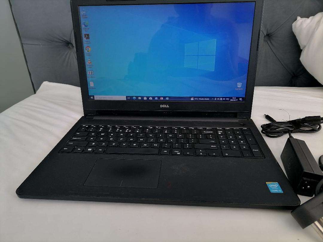 REFURBISHED i3 DELL INSPIRON 15, 5TH GEN, 4GB RAM 320GB HDD,W10/OFFICE. BATTERY 100%,CHARGER