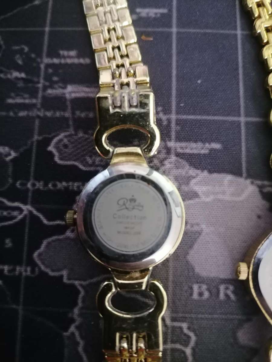 LOT OF 3 WATCHES*ONE IS 18CT GOLD PLATED*ONE BID FOR THE LOT**