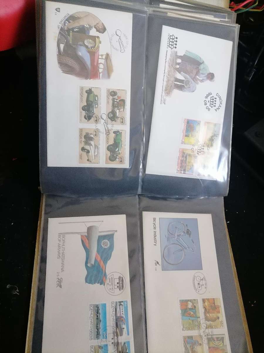 *POSSIBLE HIGH VALUE*LOT OF 115 FIRST EDITION SA STAMP/POSTCARDS IN FILE*LIKE NEW*FROM 1800s ON*