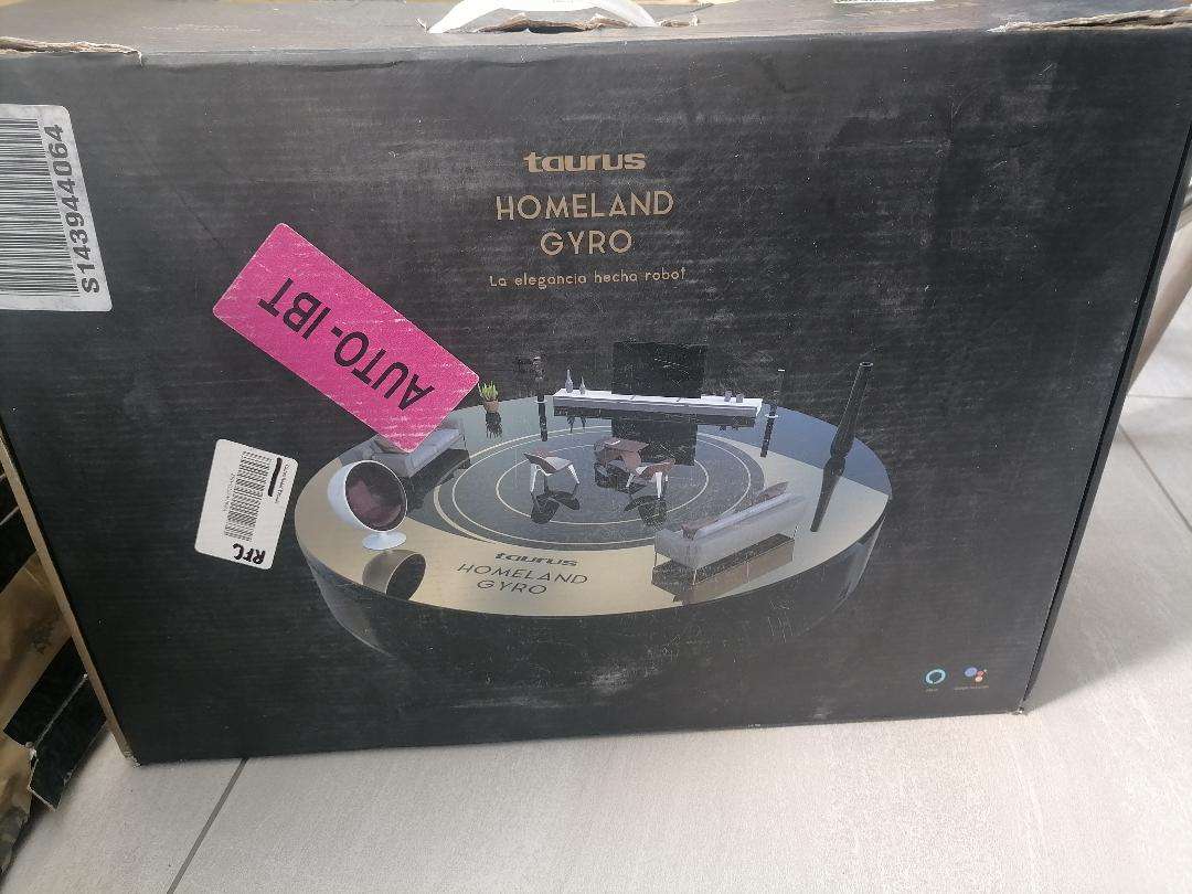 TAURUS HOMELANDER SMART ROBOT VACUUM IN BOX WITH CHARGE STATION, REMOTE ETC