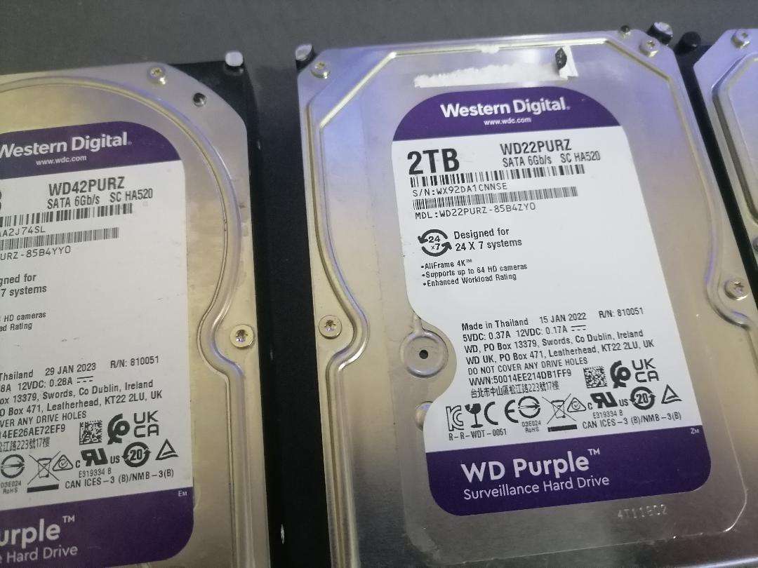 *LOT OF 3 X HARD DRVIES*1 X 4TH, 2 X 2TB*ONE BID FOR THE LOT*UNTESTED*