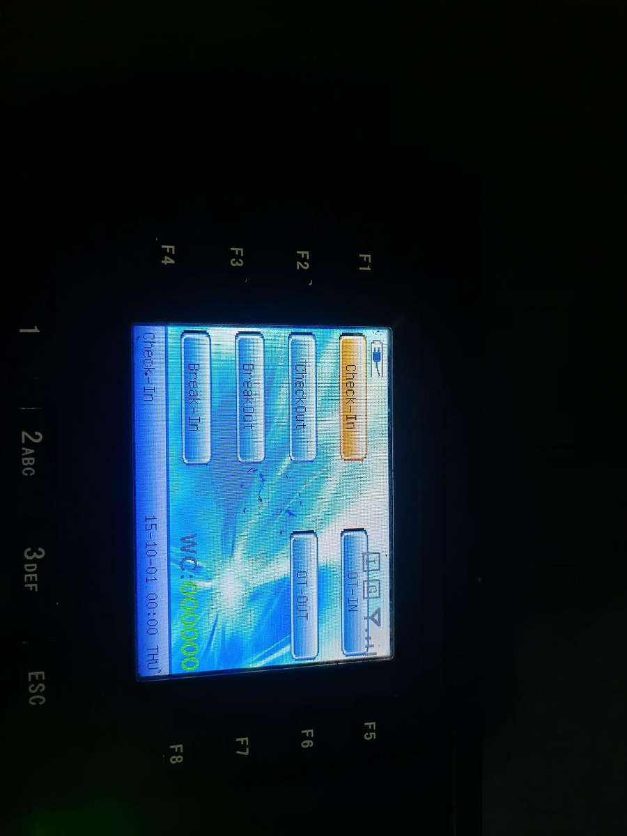 *LINUX COMMERCIAL FINGER PRINT CLOCK IN SYSTEM*SIM SLOT/USB SLOT*RESET READY TO USE*