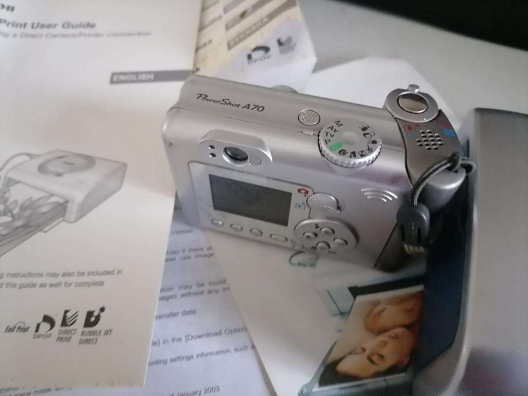 CANOON POWER SHOP 70 CAMERA+CANON PHOTO PRINTER+RICOH CAMERA