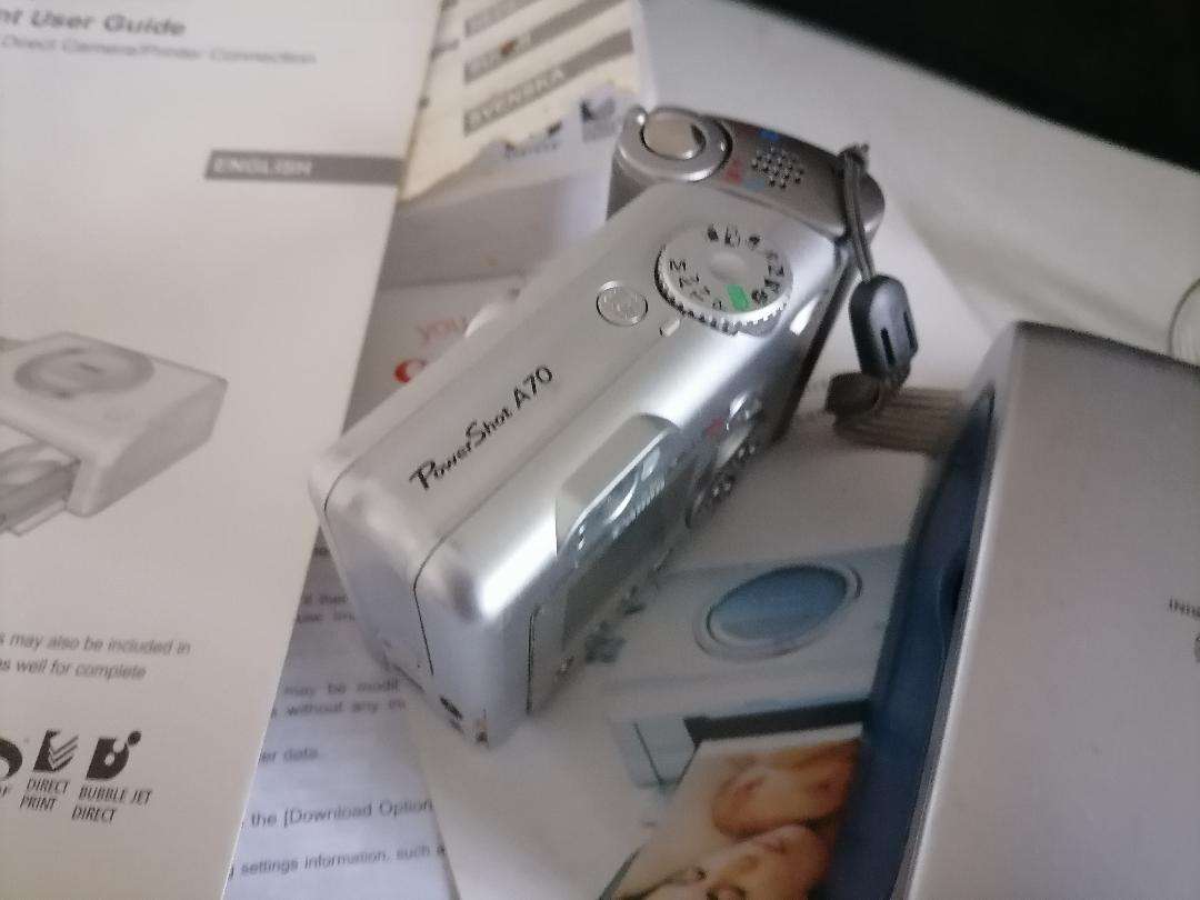 CANOON POWER SHOP 70 CAMERA+CANON PHOTO PRINTER+RICOH CAMERA