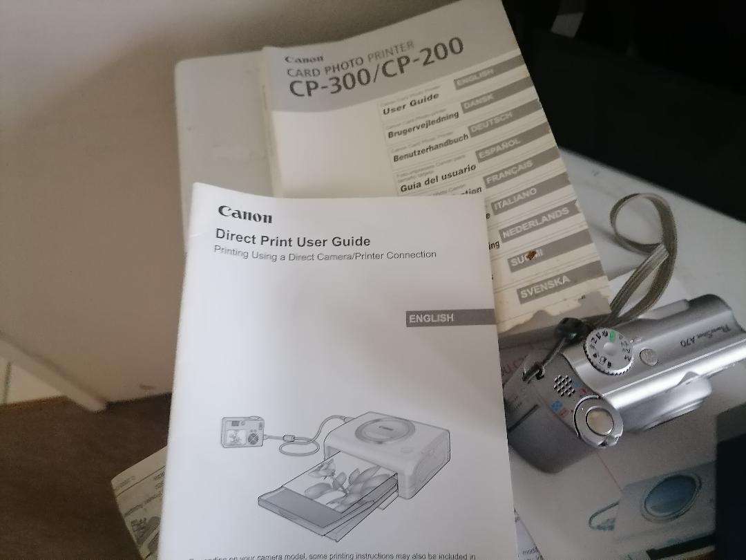 CANOON POWER SHOP 70 CAMERA+CANON PHOTO PRINTER+RICOH CAMERA