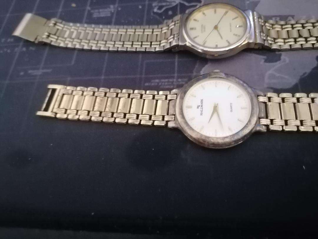 *LOT OF 2 X GOLD WATCHES*HALLMARK + CITIZEN*ONE BID FOR BOTH*POSSIBLE HIGH VALUE*
