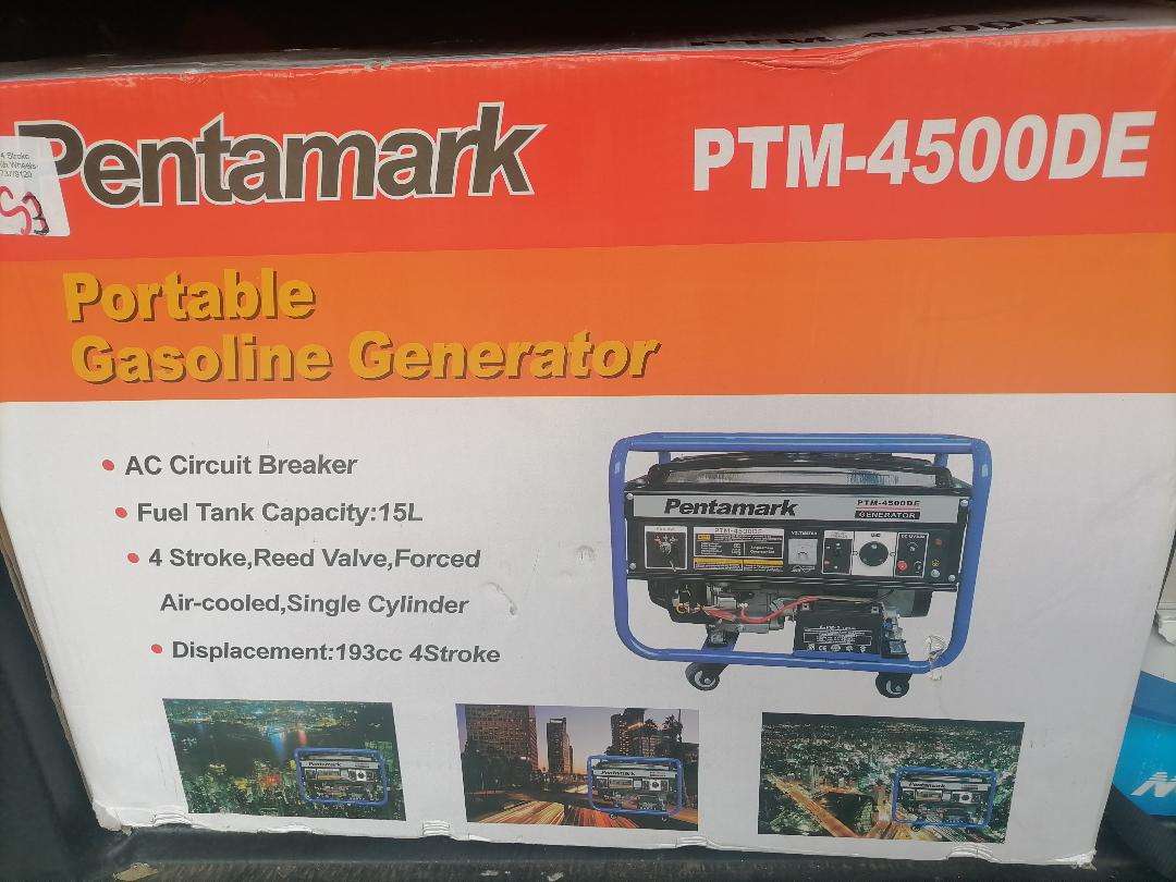 *PRE BLACK FRIDAY SPECIAL*BRAND NEW PENTAMARK 4500DE PETROL GENERATOR,ELEC START,ON WHEELS*