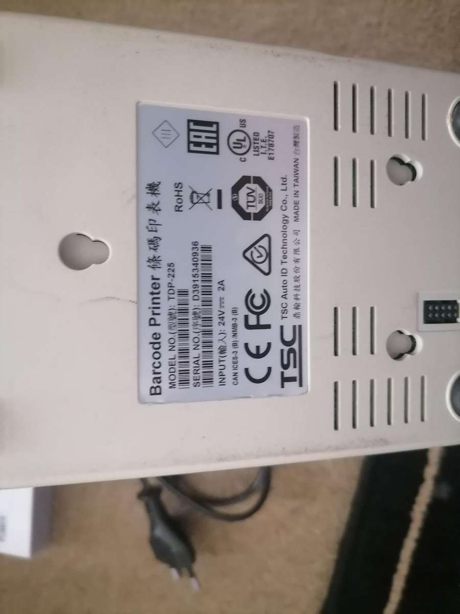 TSC BARCODE/LABEL PRINTER WITH MINI UPS POWER BANK*RETAILS FOR OVER R5000*