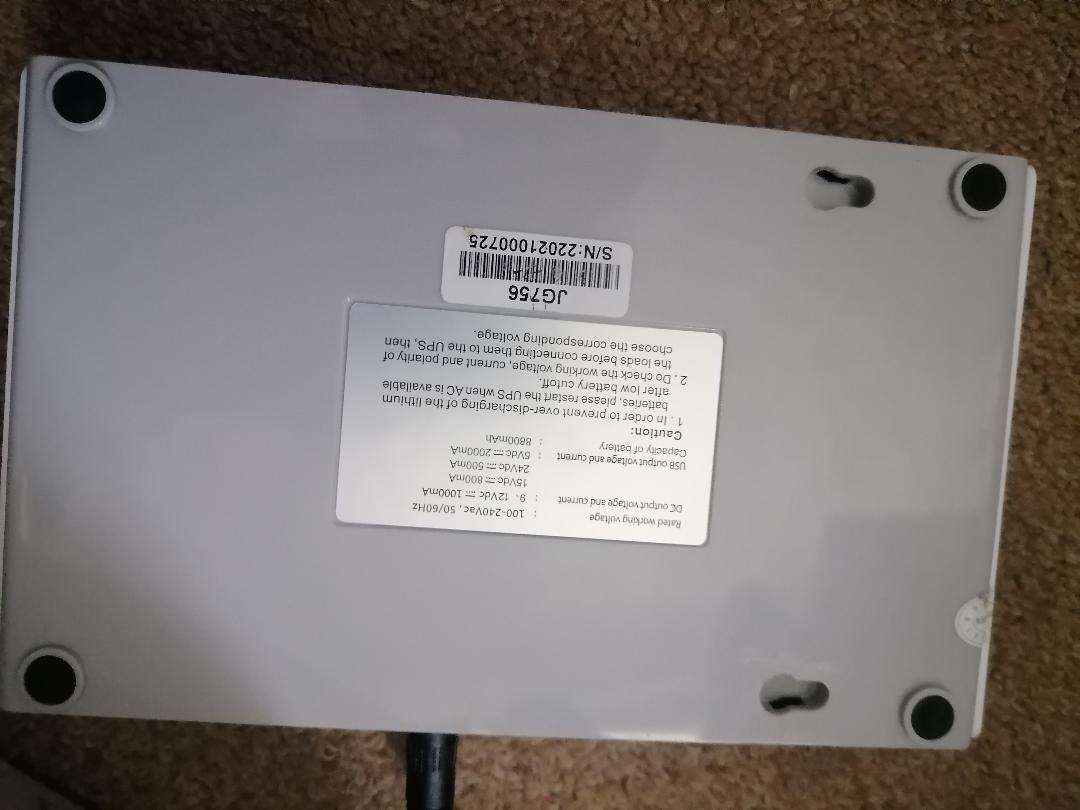 TSC BARCODE/LABEL PRINTER WITH MINI UPS POWER BANK*RETAILS FOR OVER R5000*