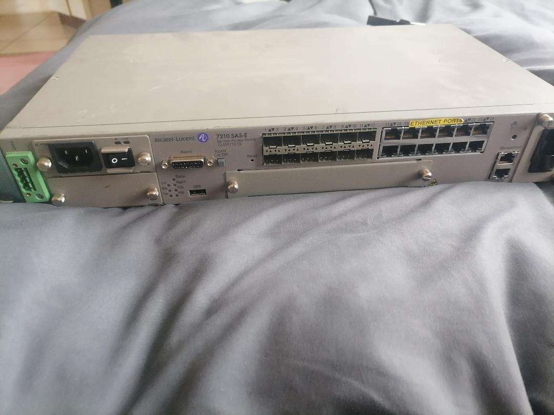 Alcatel Lucent 7210 SAS-E Service Access Switch 12SFP/12-TX