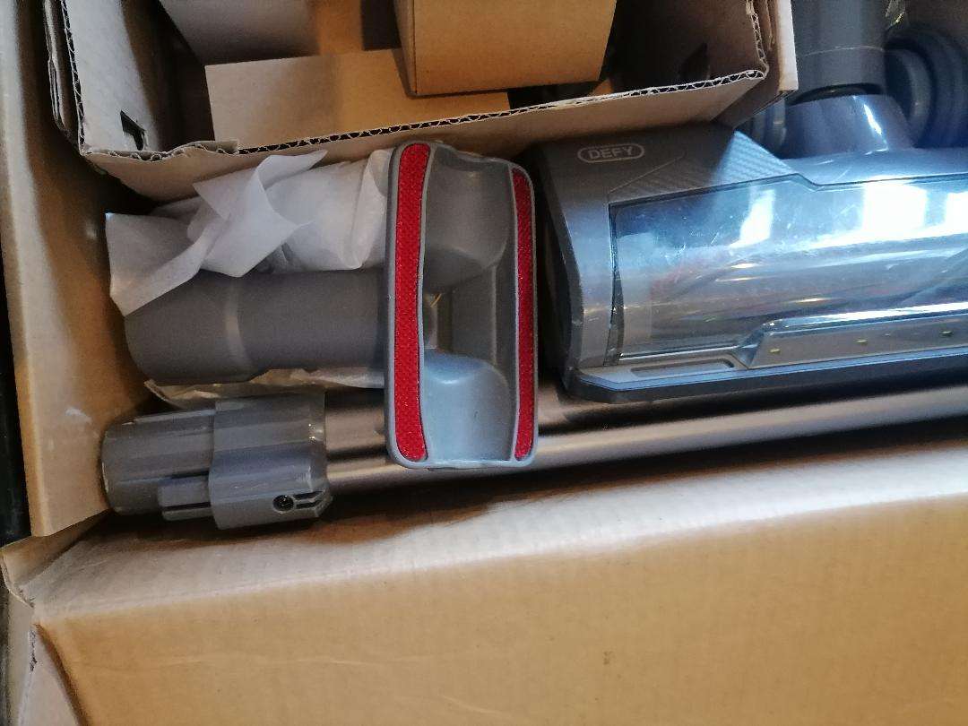 Defy Power Dust Prince Cordless Vacuum with Charge Station & Attachments