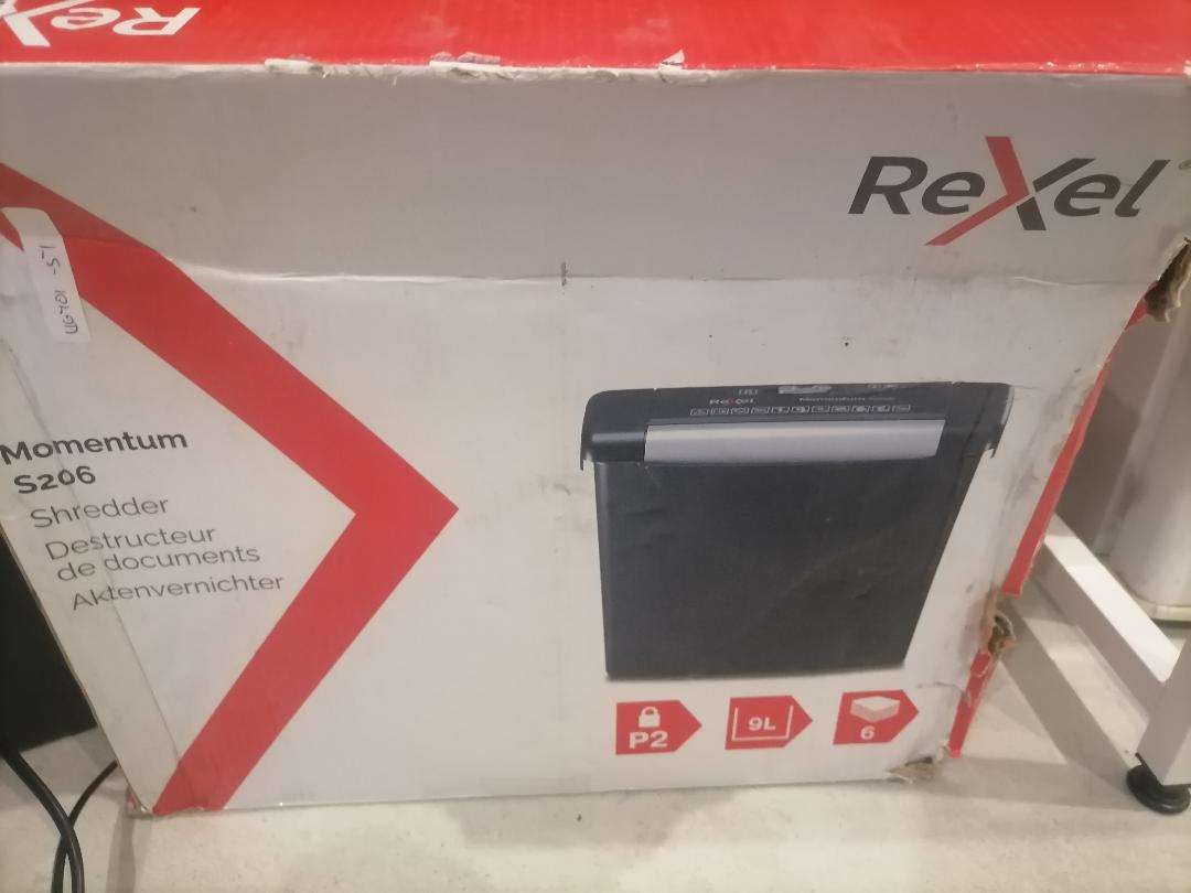 Rexel Momentum S206 Strip Cut Paper Shredder P2
