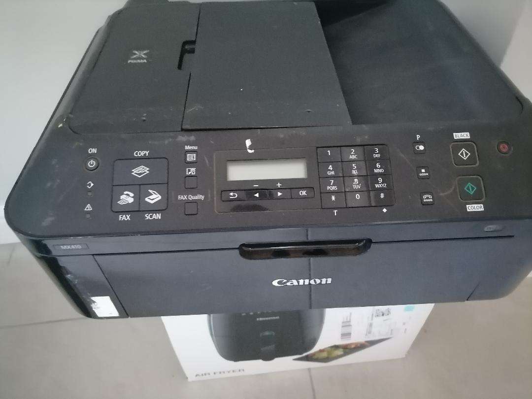 CANON PIXMA MX410 PRINTER, CARTRIDGES INCL BUT NEED REFILL*